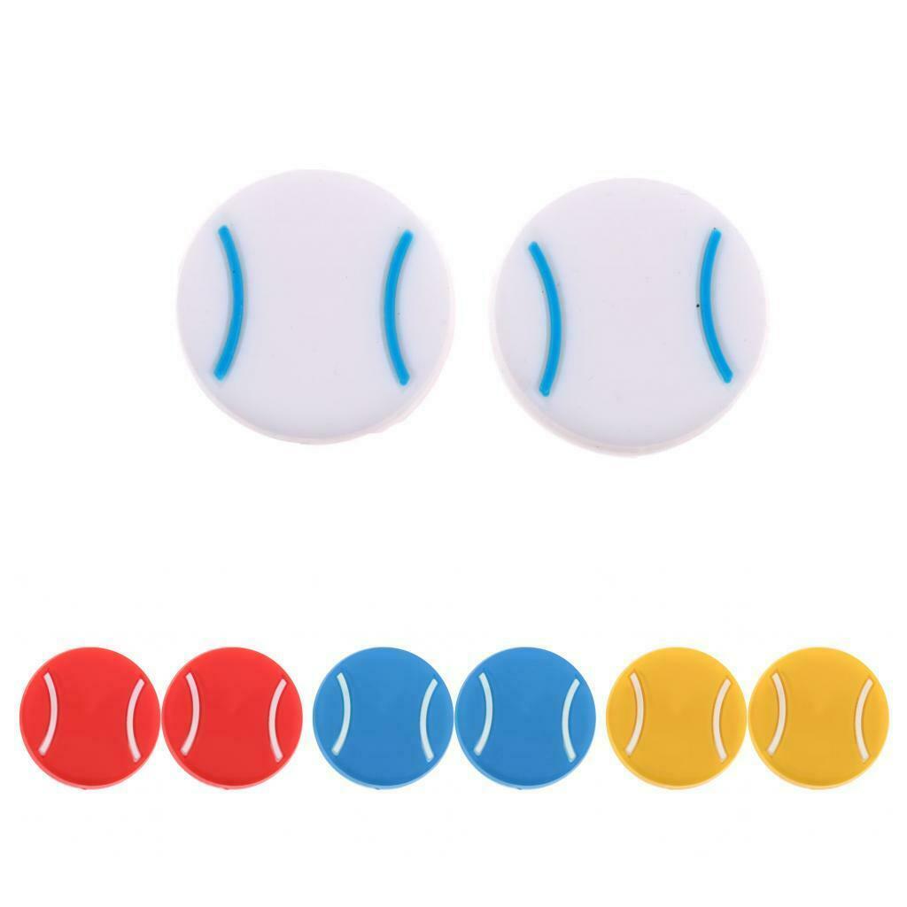 8pcs 25mm Shock Vibration Dampener Absorber Damper for Tennis Squash Racquet