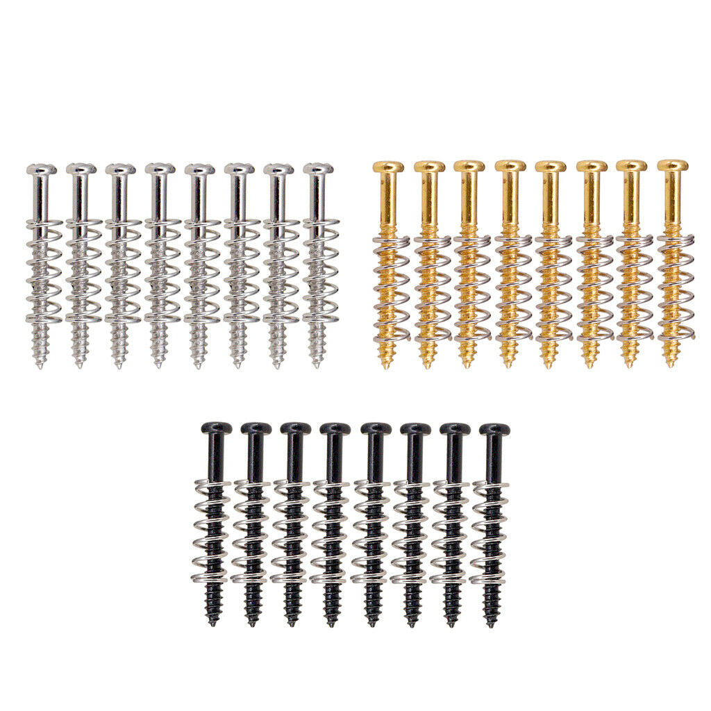 24 Set  Pickups Adjust Height Screws for Electric Guitar/Bass