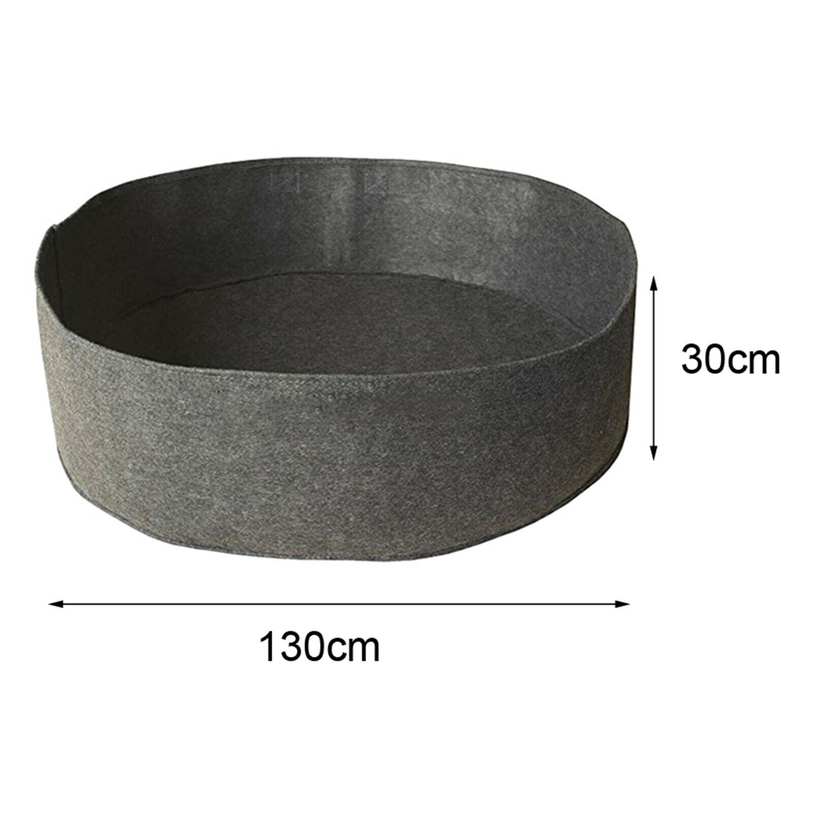 Fabric Raised Bed Garden Tomato Potato Grow Bag Indoor/Outdoor Gray_130x30cm