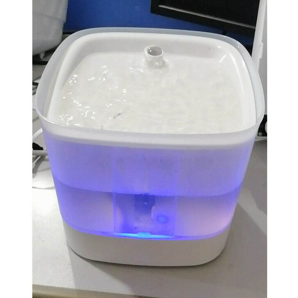 2L Automatic Electric Pet Dog Cat Water  Drinking Bowl with 2 Filter