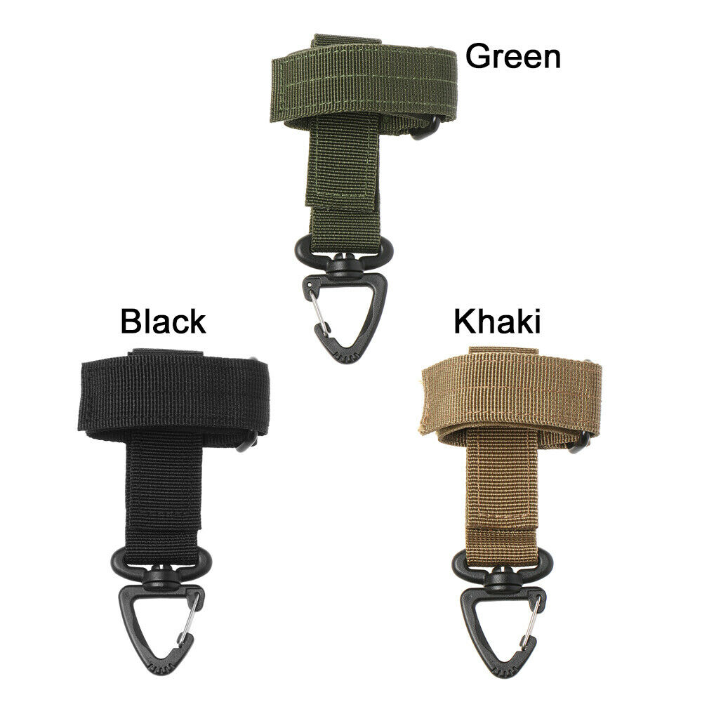 Nylon Anti-lost Adjustable Glove Hook Hanging Buckle Climbing Rope Storage