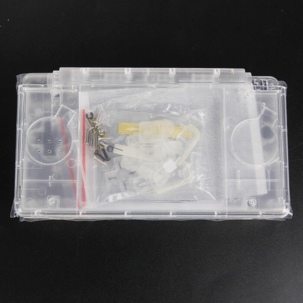 Replacement For Nintendo DS Lite Housing Shell Screen Lens Crystal Clear