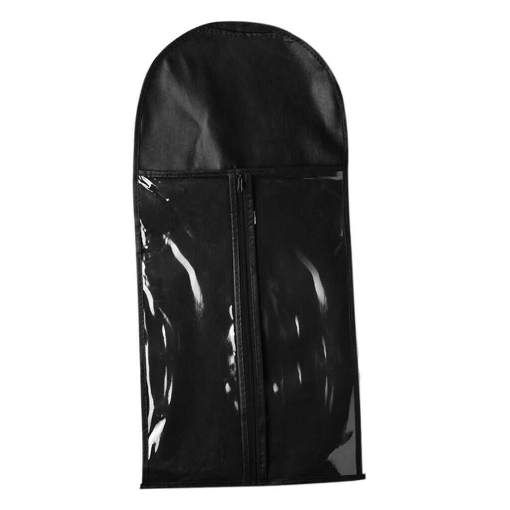 Lightweight Wigs Hairpiece Case Carrier Bag Protector Pouch Organizer Black