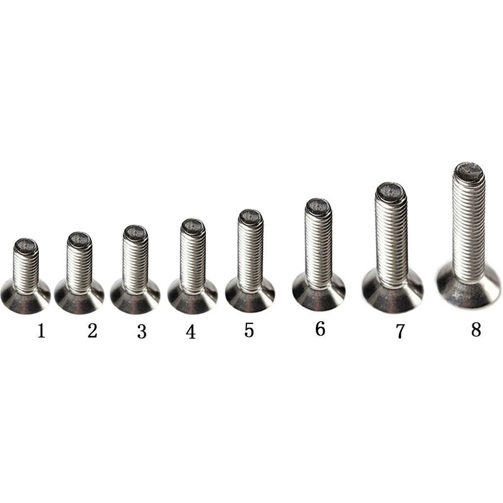 100pcs M3x15 Flat Head Socket   Screw Stainless Steel Allen Hex Drive Bolt