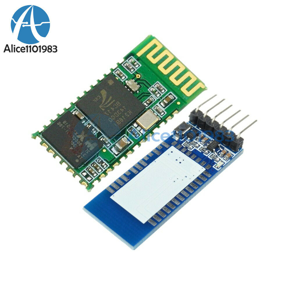 HC-05 Wireless Serial 6 Pin Bluetooth RF Transceiver Module RS232 With backplane