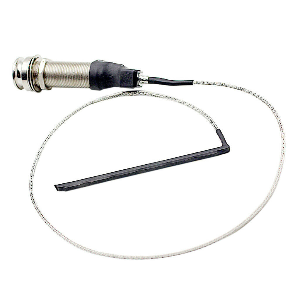 High Quality 6.35mm EQ Piezo Pickup for Acoustic Guitar Kalimba 69mm Stick