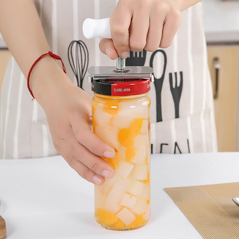 Can Opener Jar Bottle Adjustable Manual Stainless Steel Easy Kitchen Too.l8