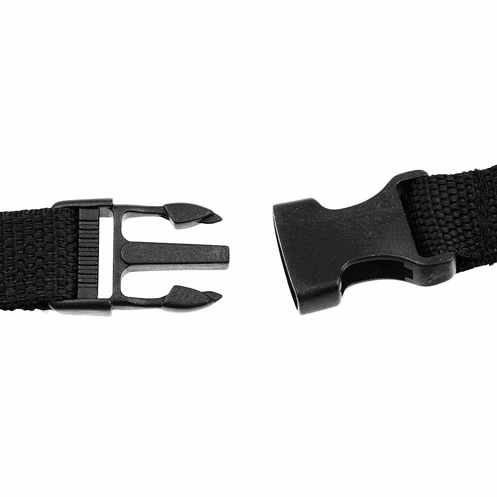 Black Elastic Marine Rod and Paddle Leash quick Rlease Buckle Accessory