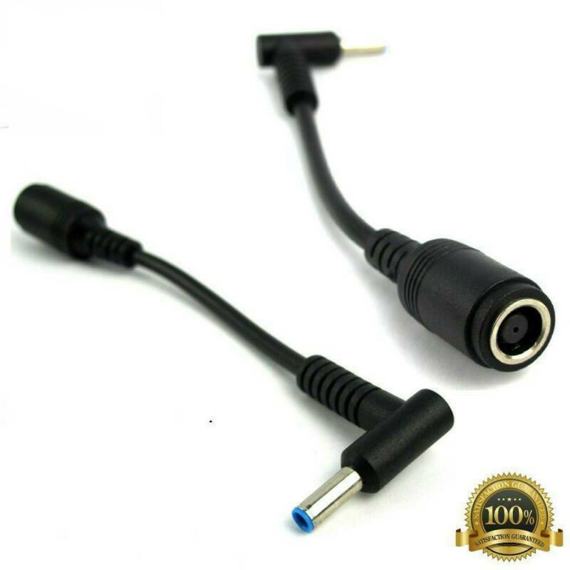 DC Power Charger Converter Adapter Cable 7.4mm To 4.5mm For HPDell Blue Tip T ga