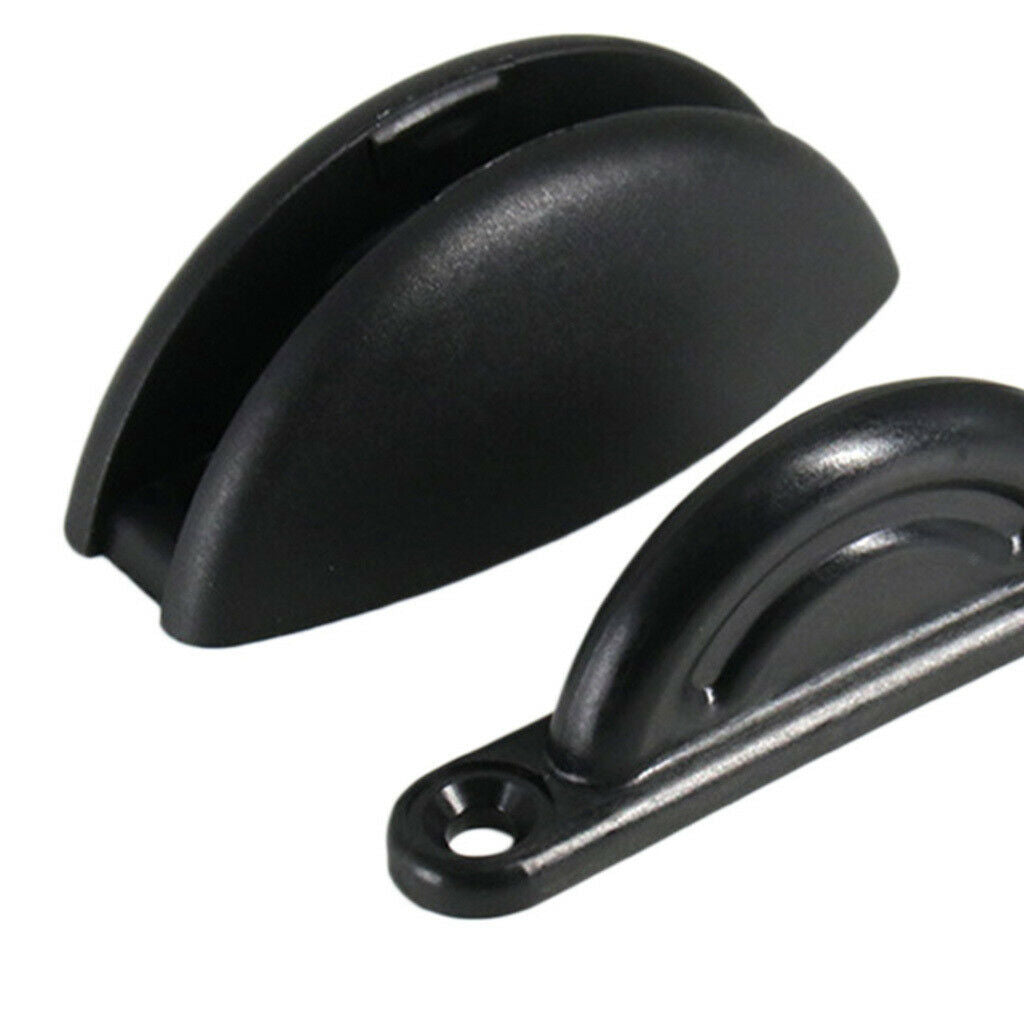 Door Catch Stopper Baggage Door Holder for RV Sail Motorhome Cargo Black