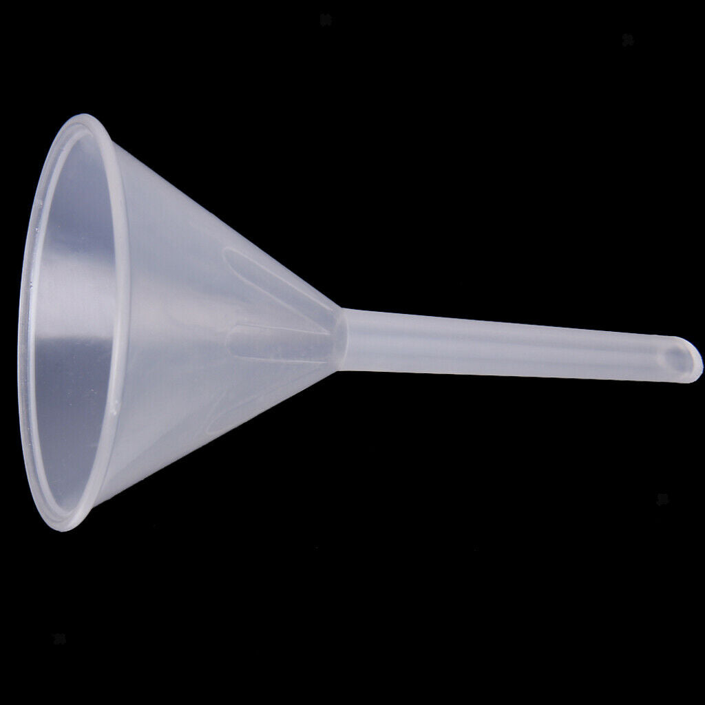 75mm+90mm Water Refilling Oil Fuel Plastic Funnel Filter Lab Liquid Kitchen Tool