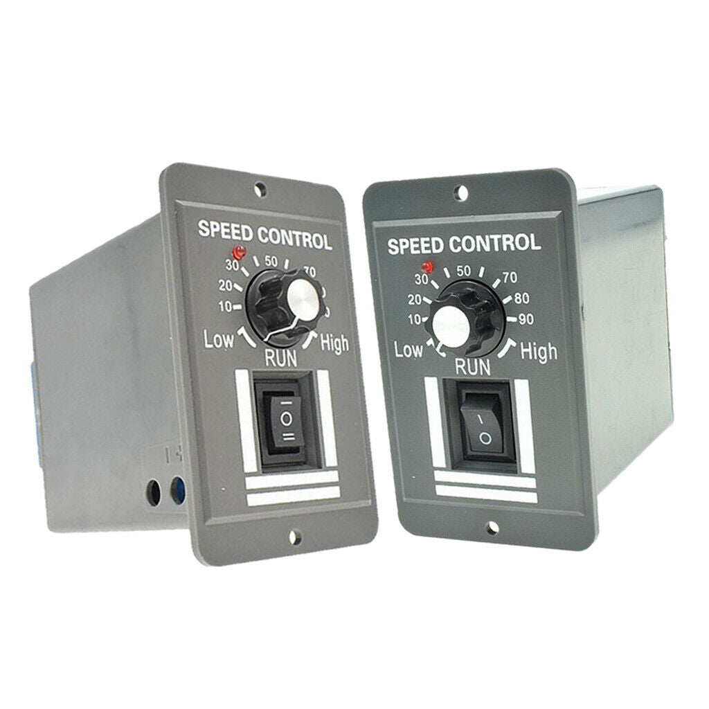 2Pcs X0510 10A & 20A DC Motor Control PWM Stepless Speed Switch ON/OFF
