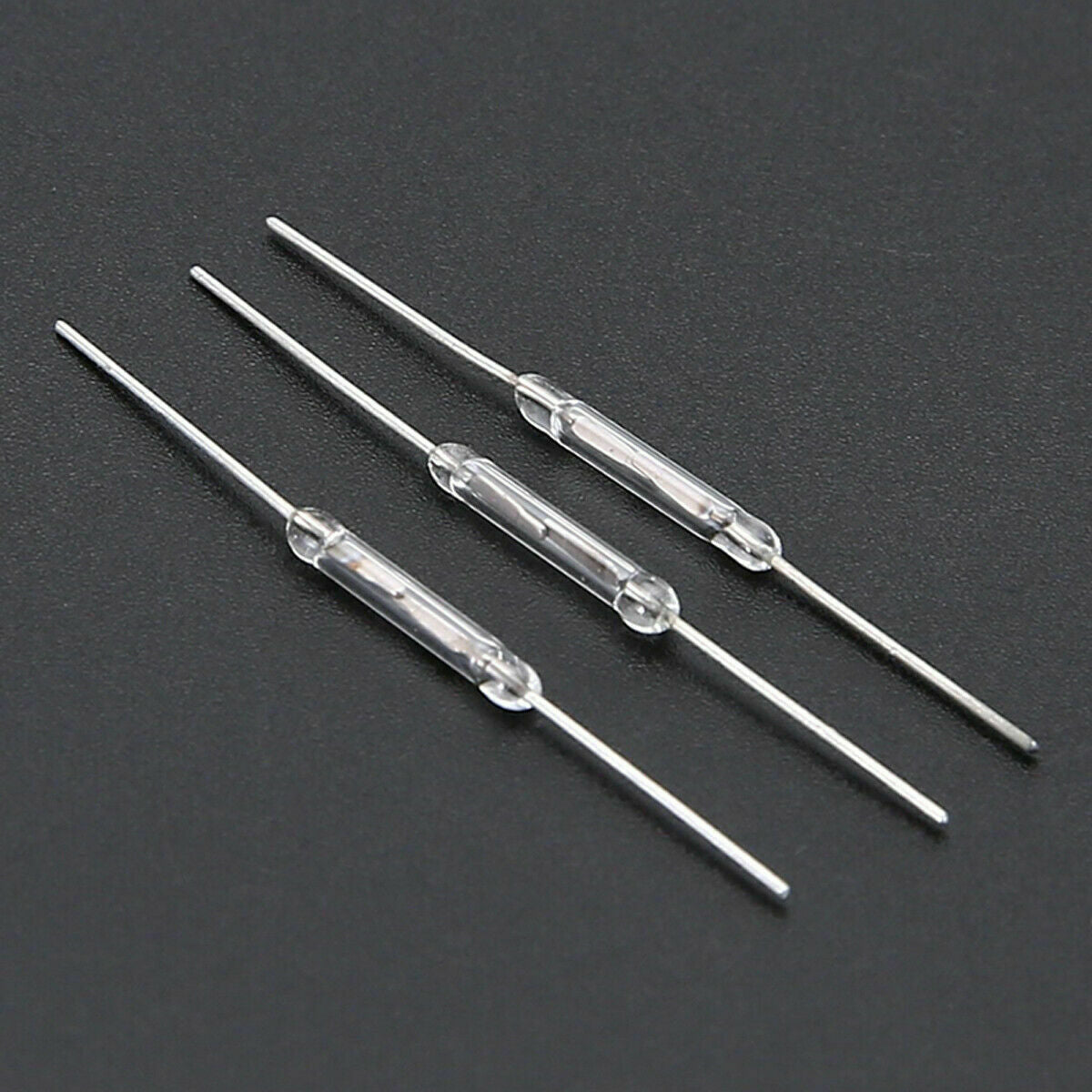 10x 14mm Glass Magnetic Induction Reed Switch MagSwitch Normally Open