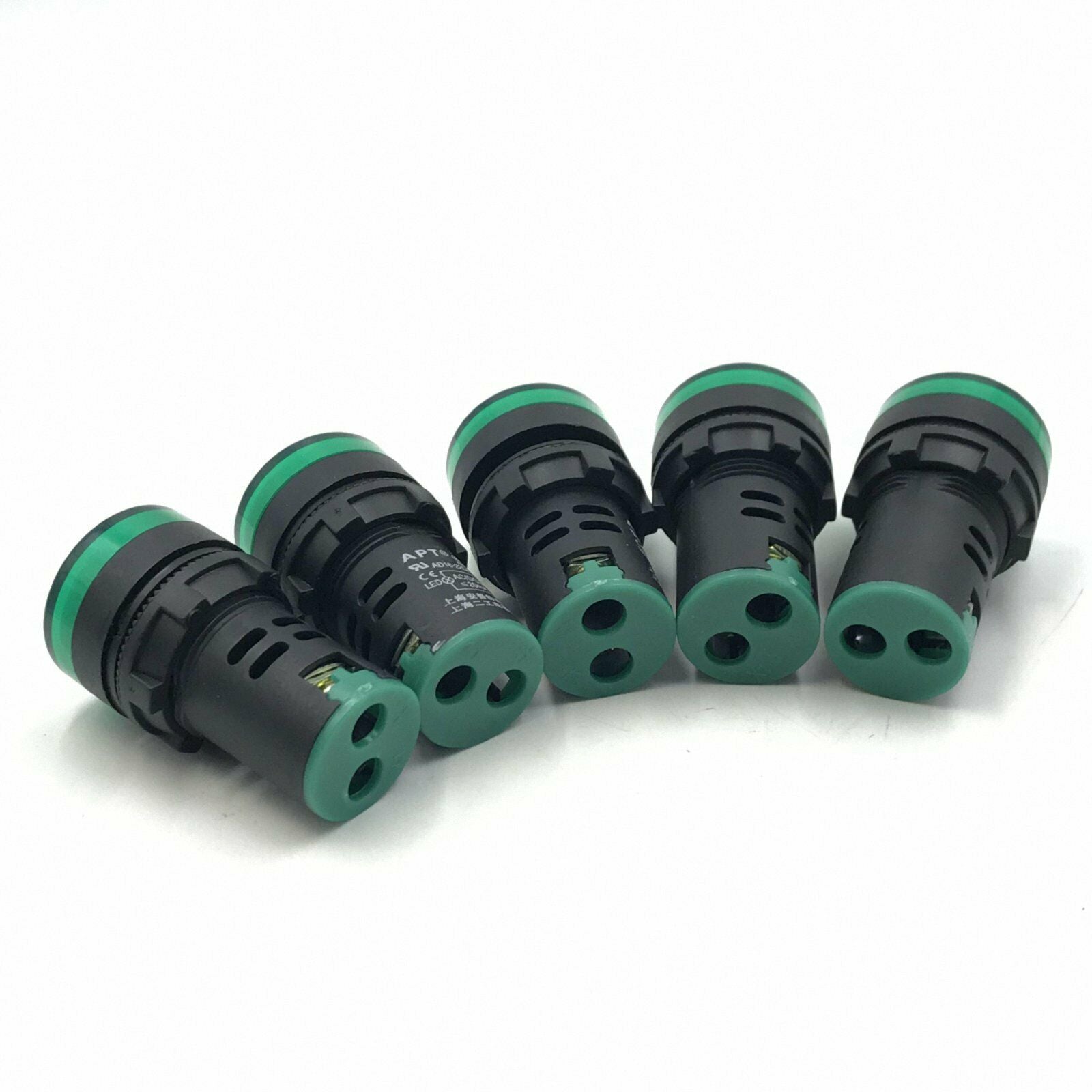 5pcs Green 24V LED Indicator Pilot Signal Light Lamp 22mm [M_M_S]