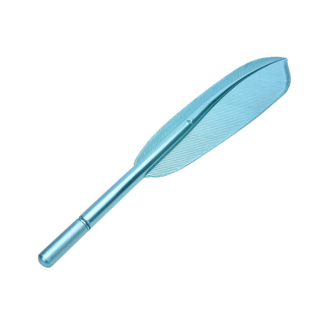 5x New Cute Wing Feather Ballpoint Ink Pens Creative Stationery Student Gif3 Fx