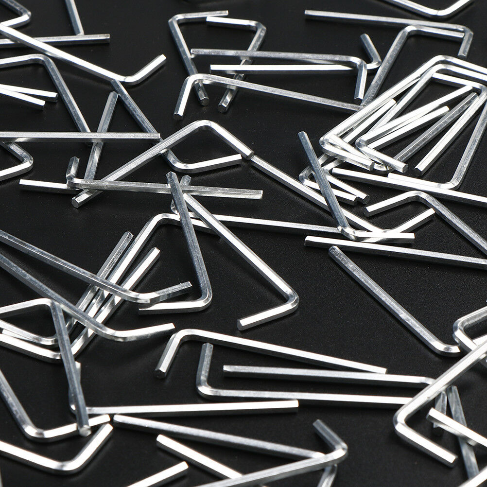 10pcs 3mm  Metal Hex Key Allen Wrench Hexagon L-Wrench Chrome-vanadium Stee_DD