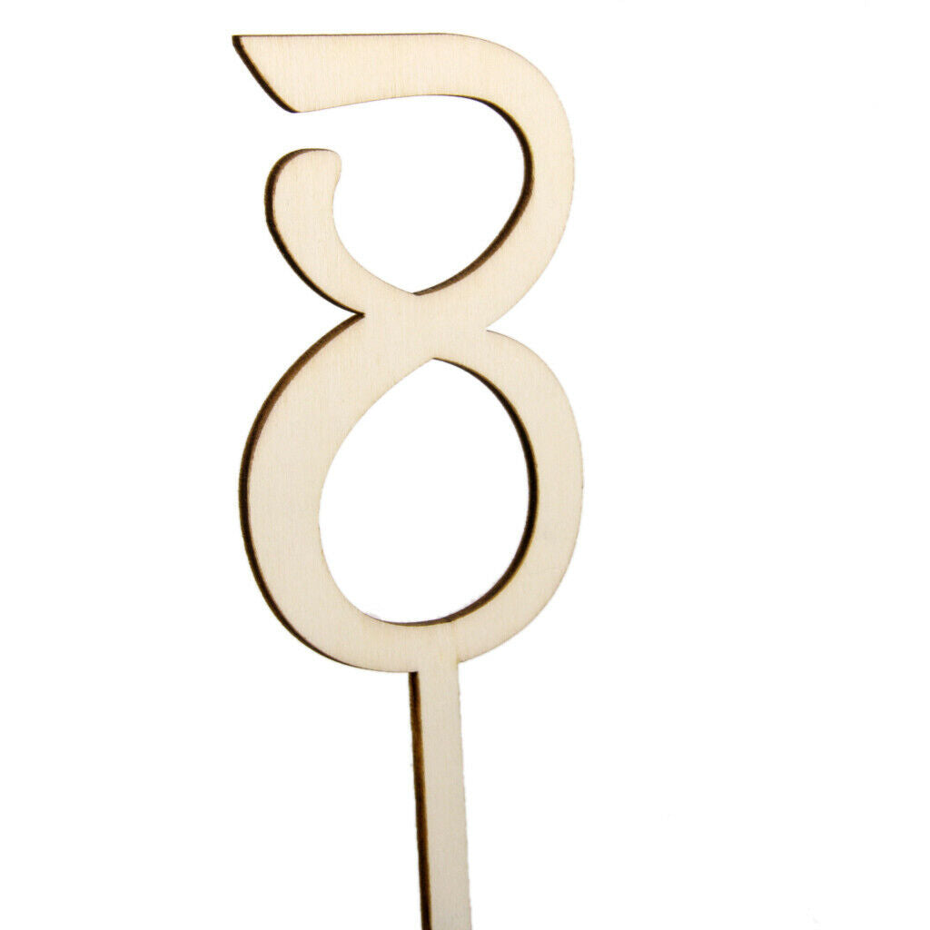 1-20 Set Wooden Table Numbers Set With Basic Wedding Party Decoration
