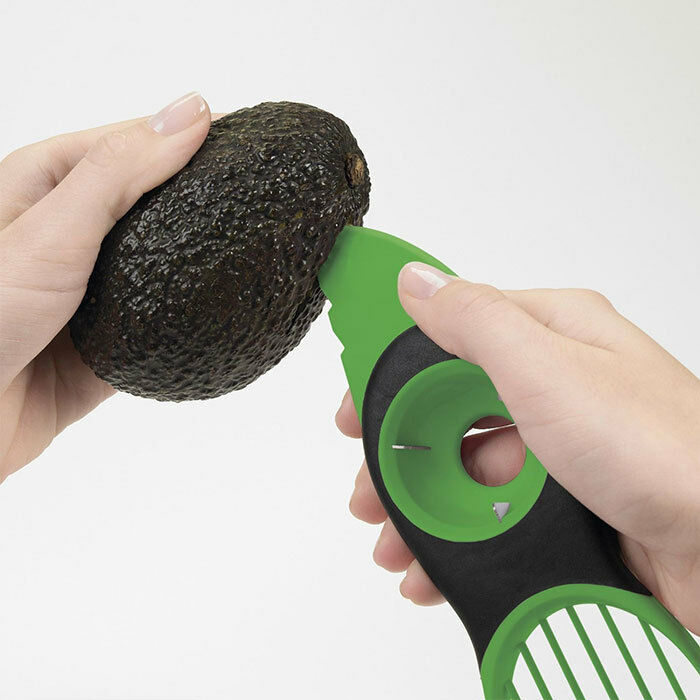 Utensil for Avocado 3 IN 1 Pits, Peels And Cut IN Slice New