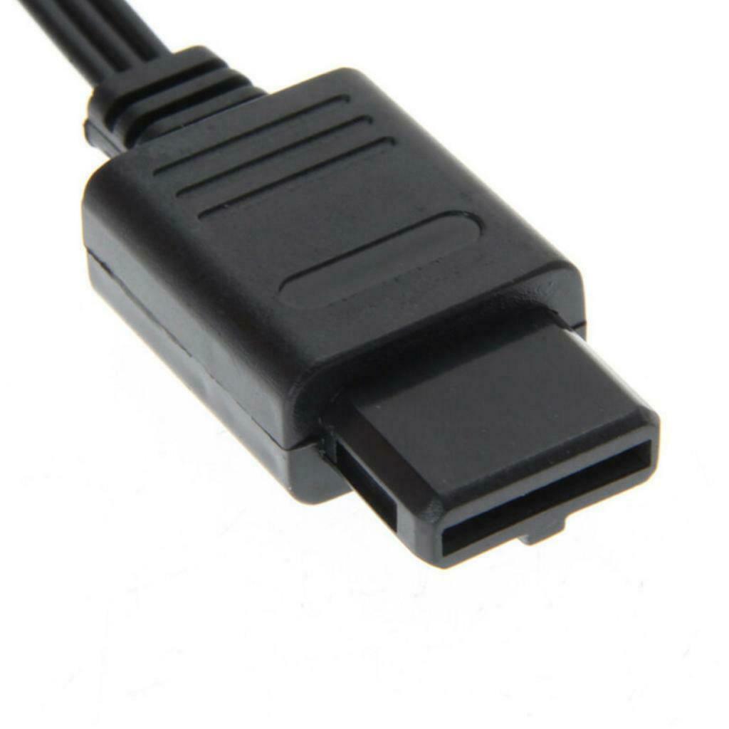 Male to 3 RCA Male 1080P Video Converter HDTV DVD TV Cord Adapters N64 SNES