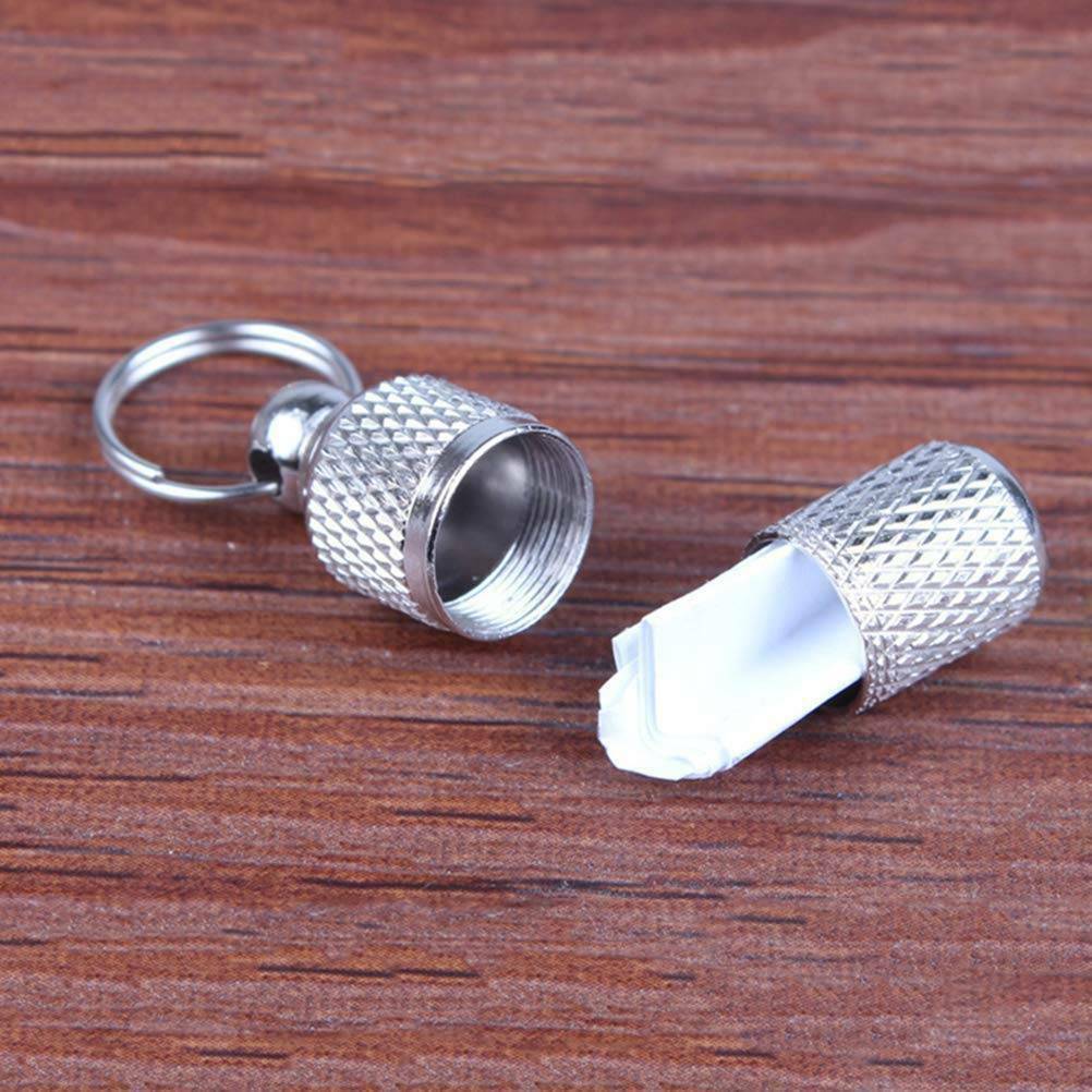Pet Dog Cat Puppy Anti-Lost ID Tag Address Name Label Tag Barrel Tube Collar*2