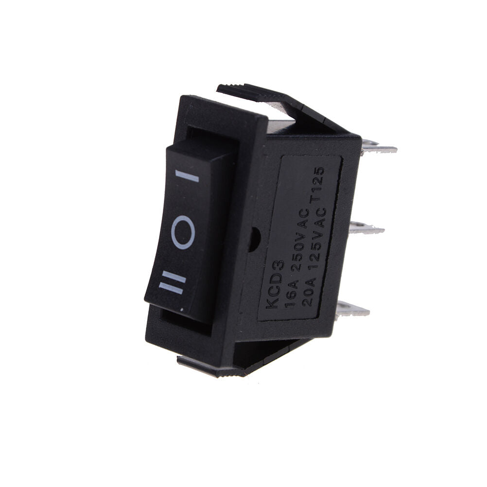 5pcs x AC 10A/250V 15A/125V 3Pin SPDT ON-OFF-ON 3 Position Boat Rocker Switc WF