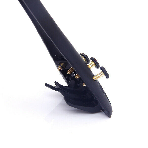 New Black 4/4 Violin Bridge Tailpiece with Beautiful Alloy Parts