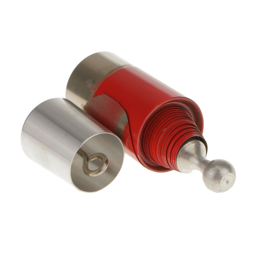 Stage Magic Trick Metal Disappearing Cane Wand Stick Red