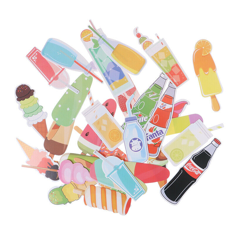 30pcs eating sugar shaped hand-painted bookmark sweets drink ca.l8