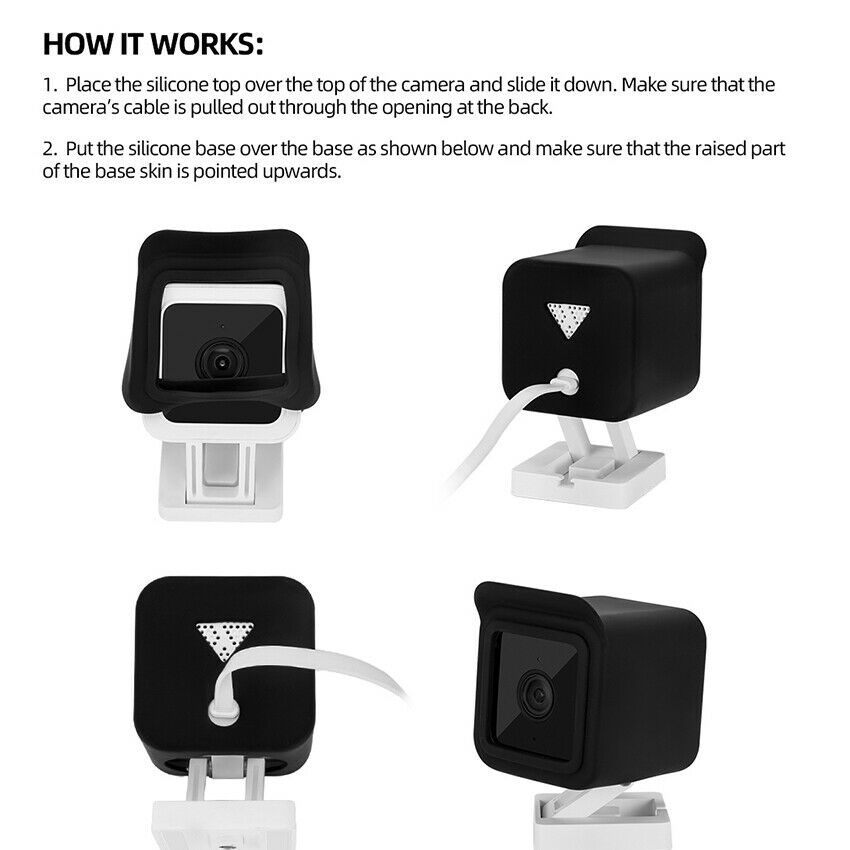 Silicone protective sleeve for Wyze Cam v3 Indoor/Outdoor Camera