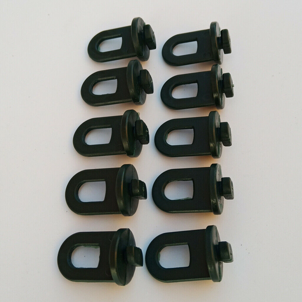 10-pack Plastic Greenhouse Hanging Hooks Flower Hangers Clips Garden Gadgets