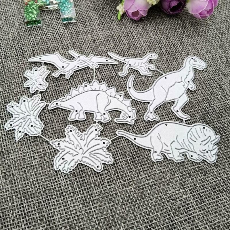 Dinosaur Metal Cutting Dies Stencil DIY Scrapbooking Album Paper Card Template