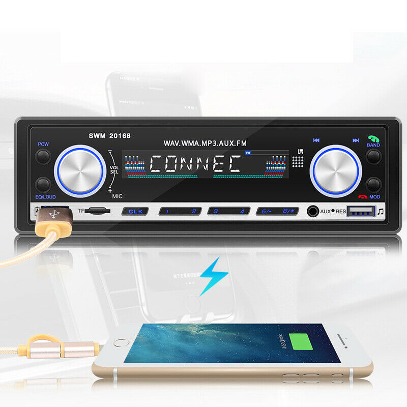 Car Stereo 1 Din Bluetooth Car MP3 Player Radio Radio TF SD Card U Disk Charging