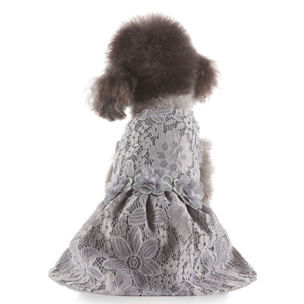 Cute Lovely Dog Puppy Summer Dress Pet Princess Dress For Small Dog Puppy XS