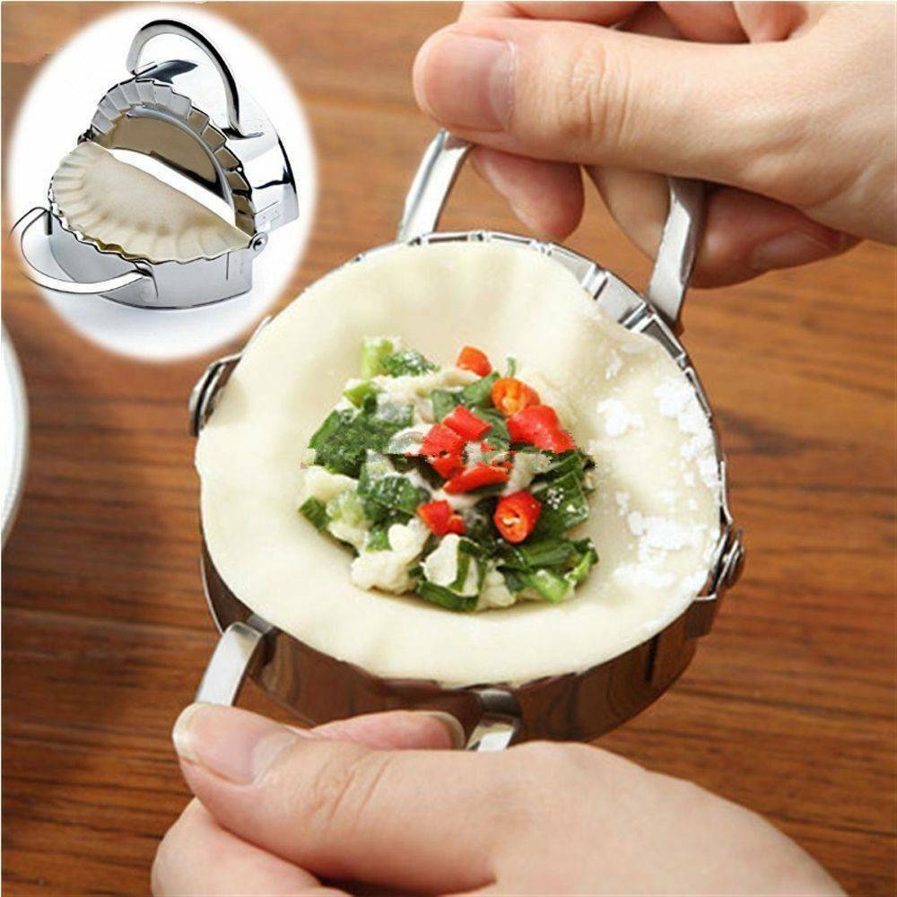 Stainless Steel Eco-Friendly Pastry Tool Dumpling Maker Wraper Dough Cutter Kit.