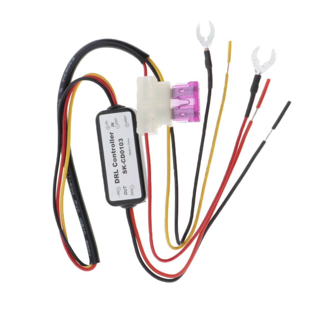 3x Car LED Daytime Running Light 5A Auto DRL Controller Fog Light Controller