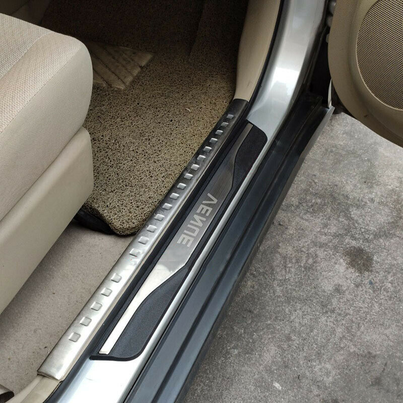Car Door Sill Protector Scuff Plate Welcome Pedal For Hyundai Venue 2020 2021