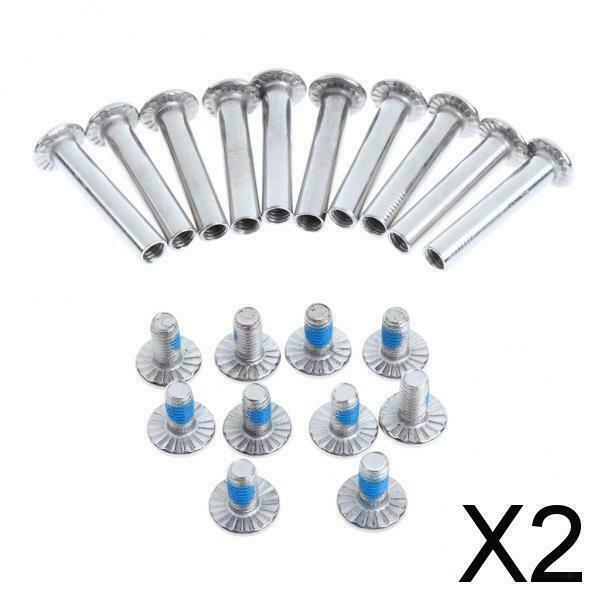 2X 1 Set Inline Skate Wheel Screw Nail Replacement Roller Skates Nut Bolts 31mm
