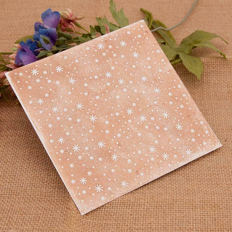 Dot Plastic Embossing Folder Stencil Template DIY Craft Making Card Scrapbooking