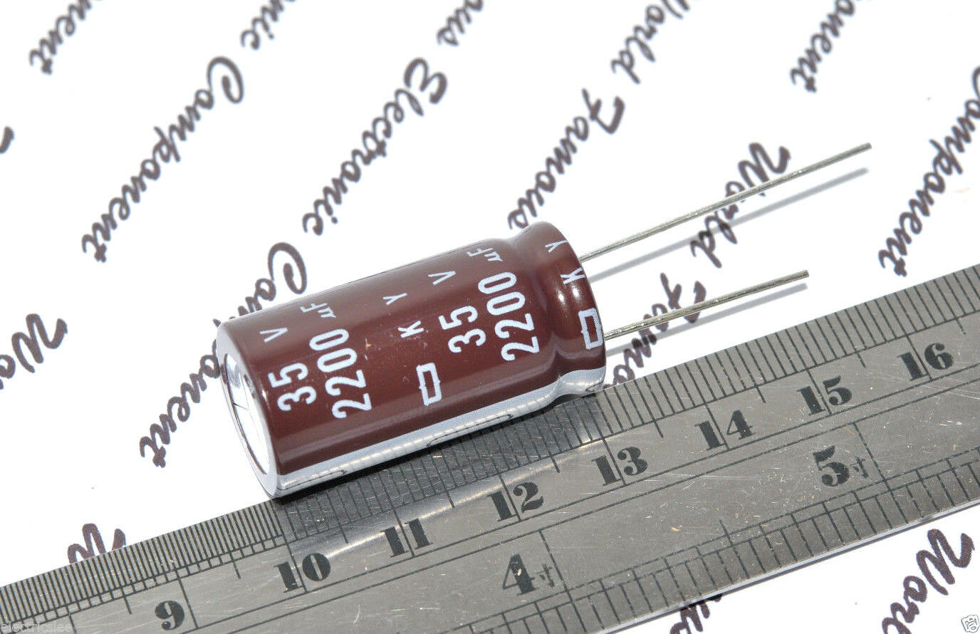 2pcs - Nippon 2200uF (2200µF) 35V KY 105°C Radial Electrolytic Capacitor - JAPAN