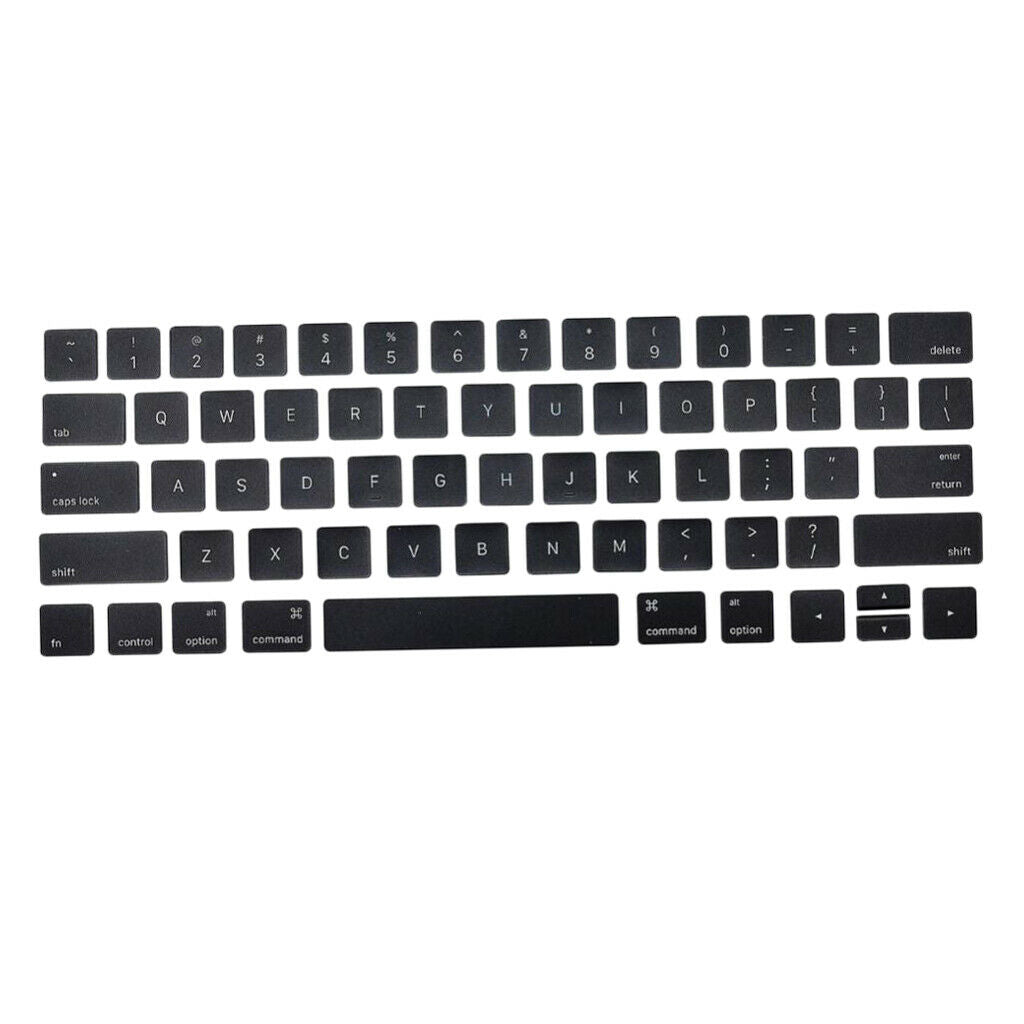 Replacement US Keyboard Key Caps Covers One Set for MacBook 15" A1707 16 17