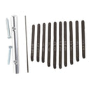 Steel Kalimba Mbira 10 Keys Thumb Piano Bridge Saddle Set DIY Handworking