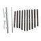 Steel Kalimba Mbira 10 Keys Thumb Piano Bridge Saddle Set DIY Handworking