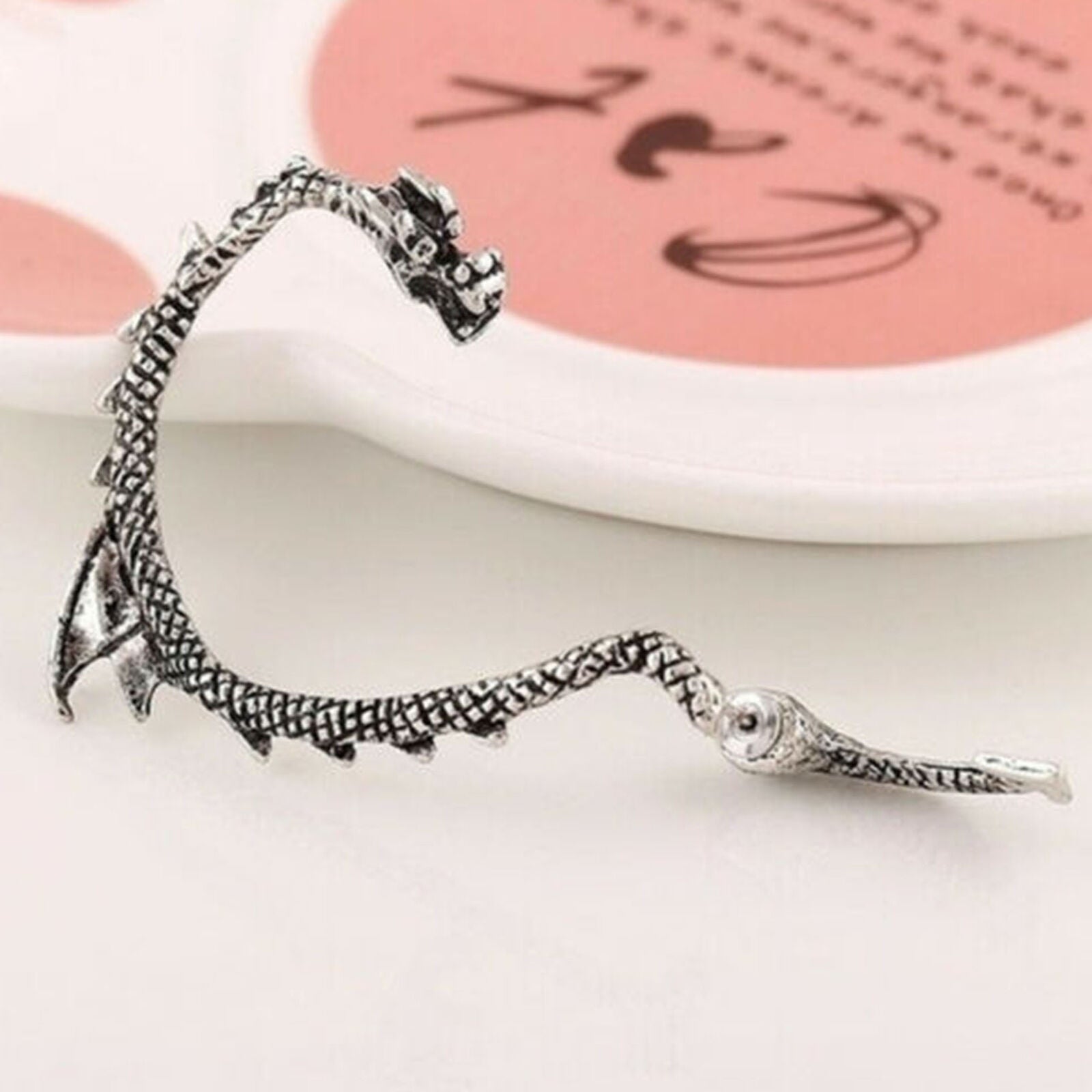 Gothic Punk Rock Crystal Clip Ear Cuff Stud Wrap Earring Fashion Women Jewelry
