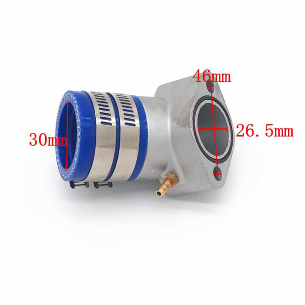 Intake Carburetor Interface Glue Air Joint Pipe For GY6/150cc/ATV Motorcycle