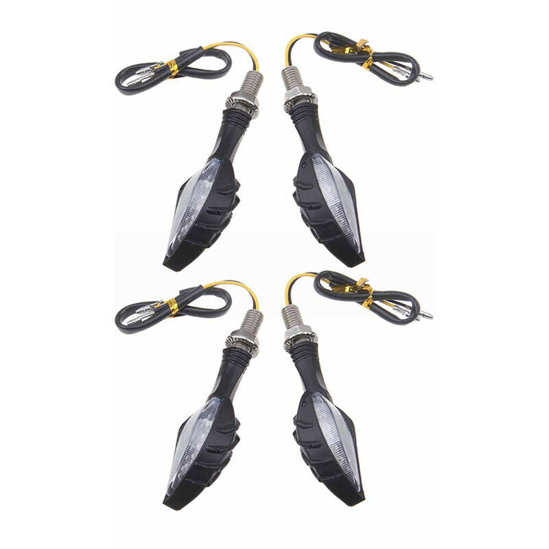 4x Universal Motorcycle LED Turn Signal Light Indicators Blinker Lamp Dirt Bikes