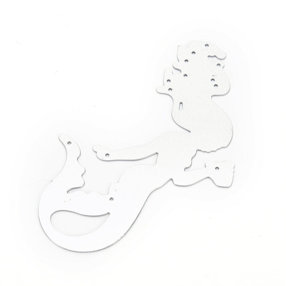 Mermaid Metal Cutting Die Stencil Scrapbook Album Paper Card Embossing Cr.l8