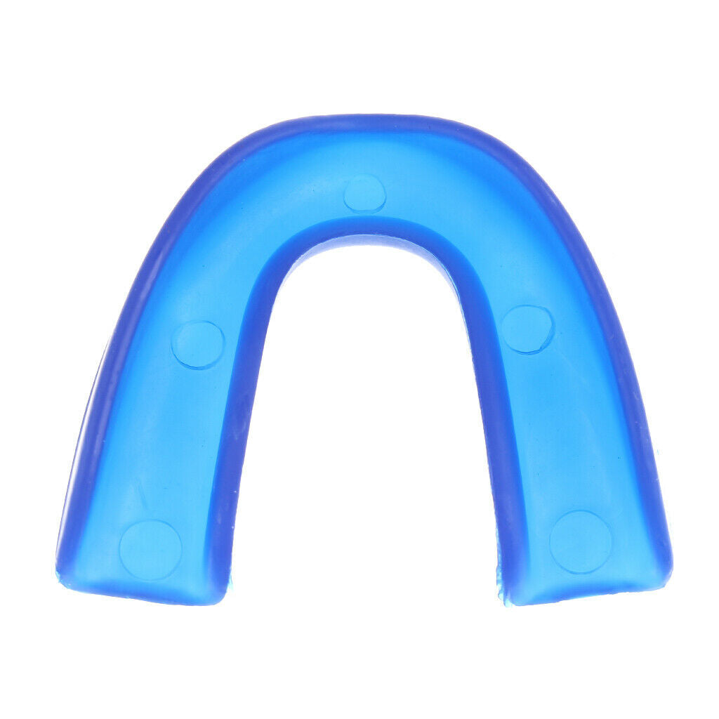 Mouth Guard Teeth Gum Shield Case Protector Mouthguards MMA Boxing Blue