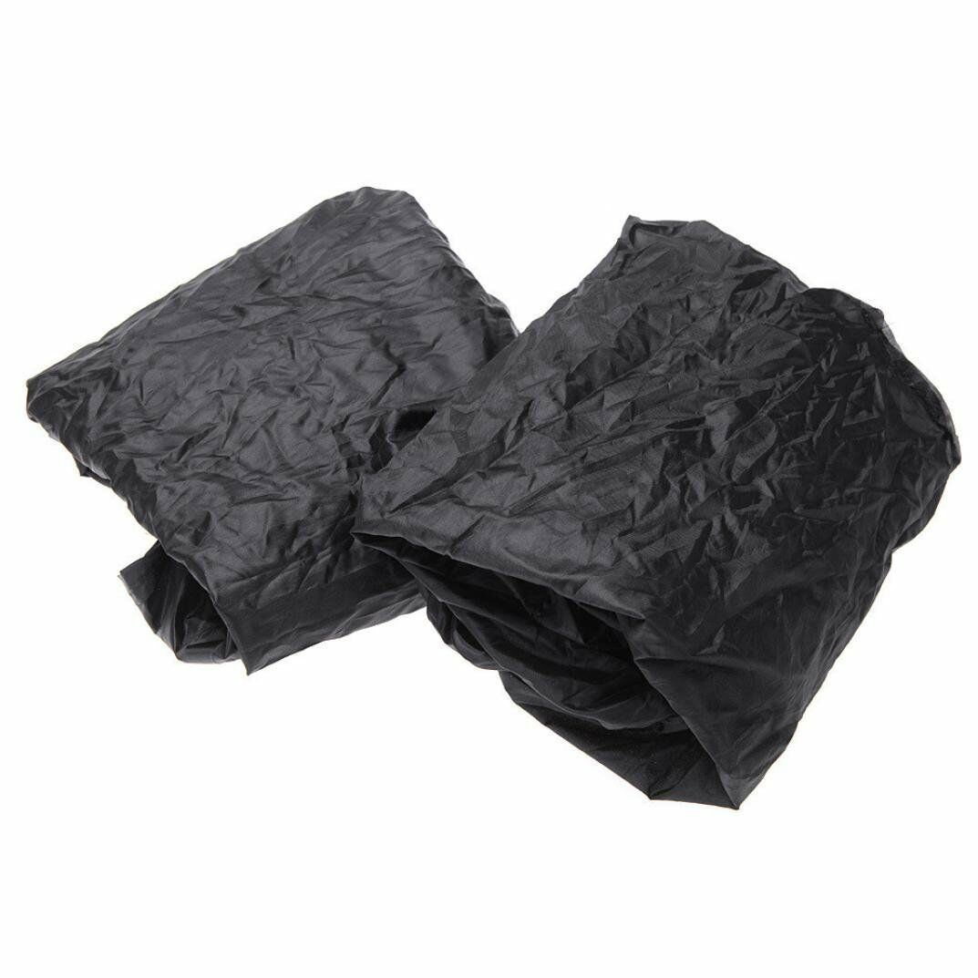 2xBlack Universal Car Front Seat Covers Seat Protector Stains Dirt Protect Cover