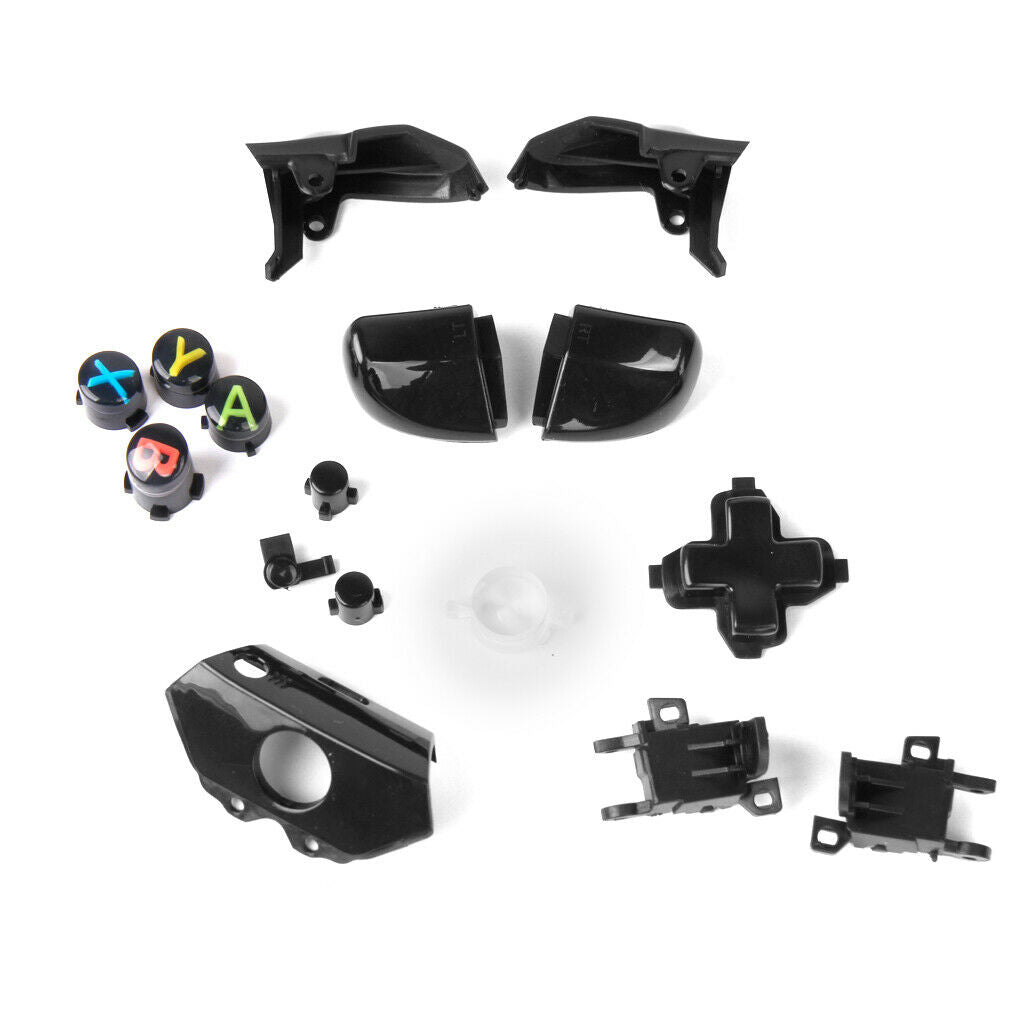 Black Full Shell Case Housing Cover Kits for   One Wireless Game Controller