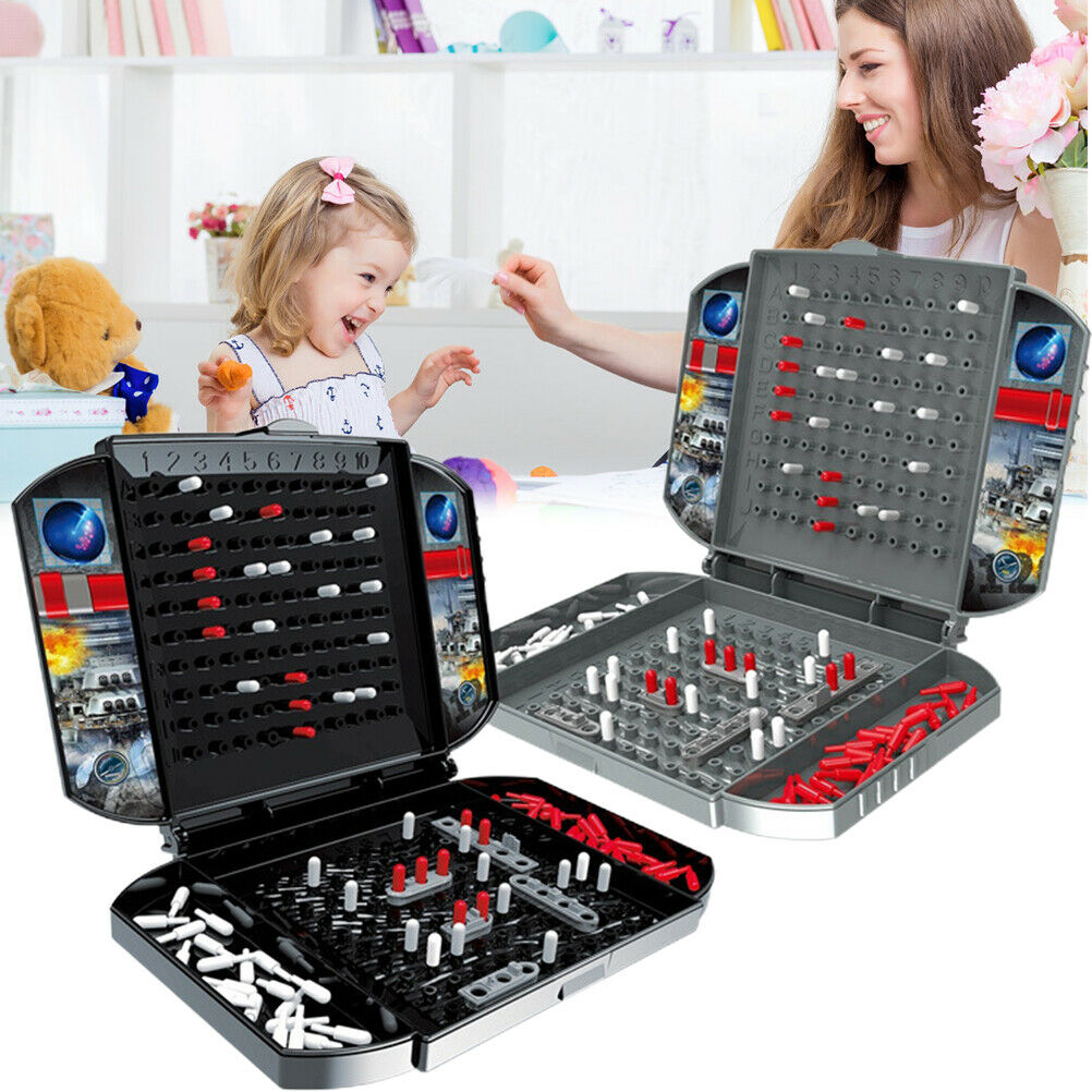 Naval Battle Game Battleship Gaming Strategy Board Game Portable Children